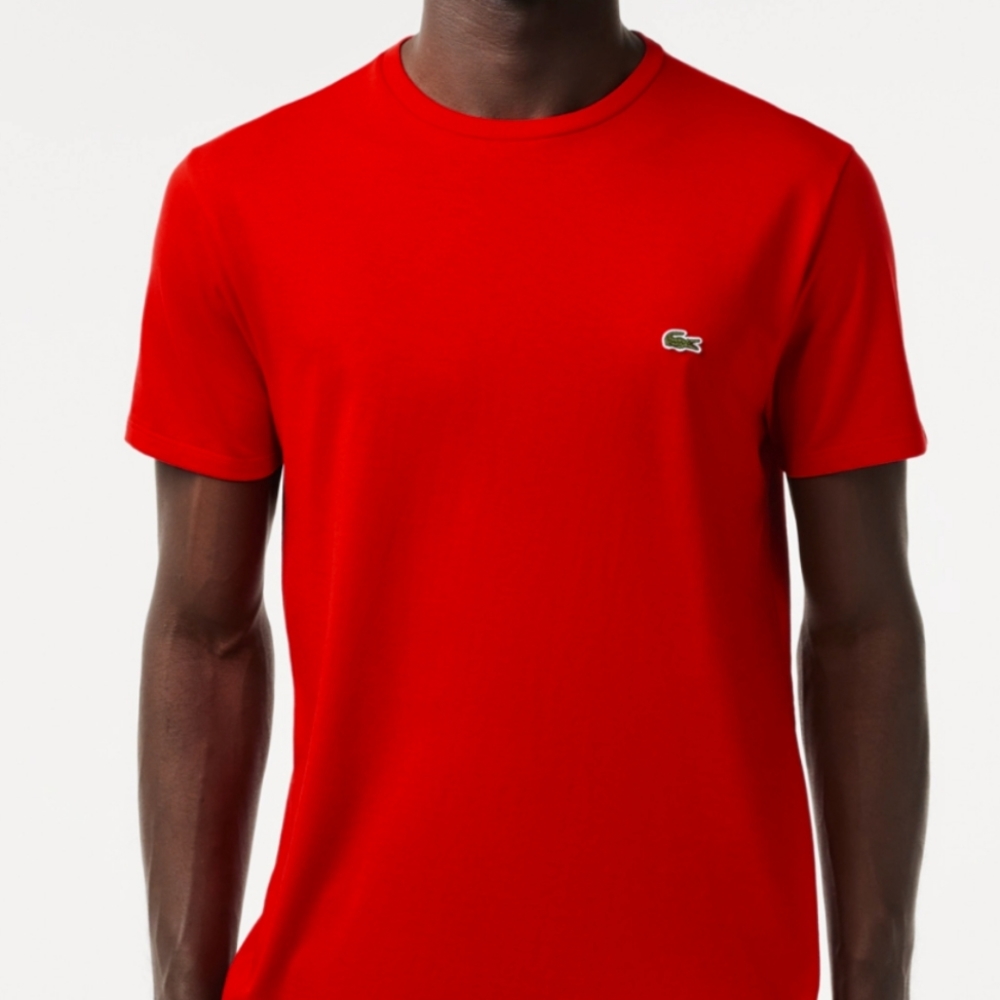 Lacoste Men's Crew Neck Pima Cotton Jersey T-Shirt